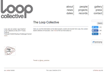Tablet Screenshot of loopcollective.org